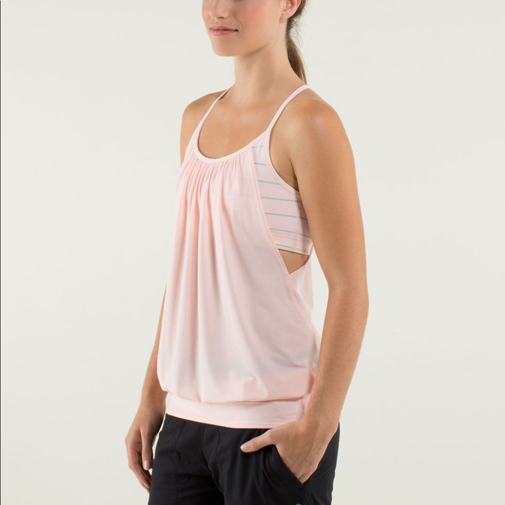 Lululemon No Limits Pink Tank
